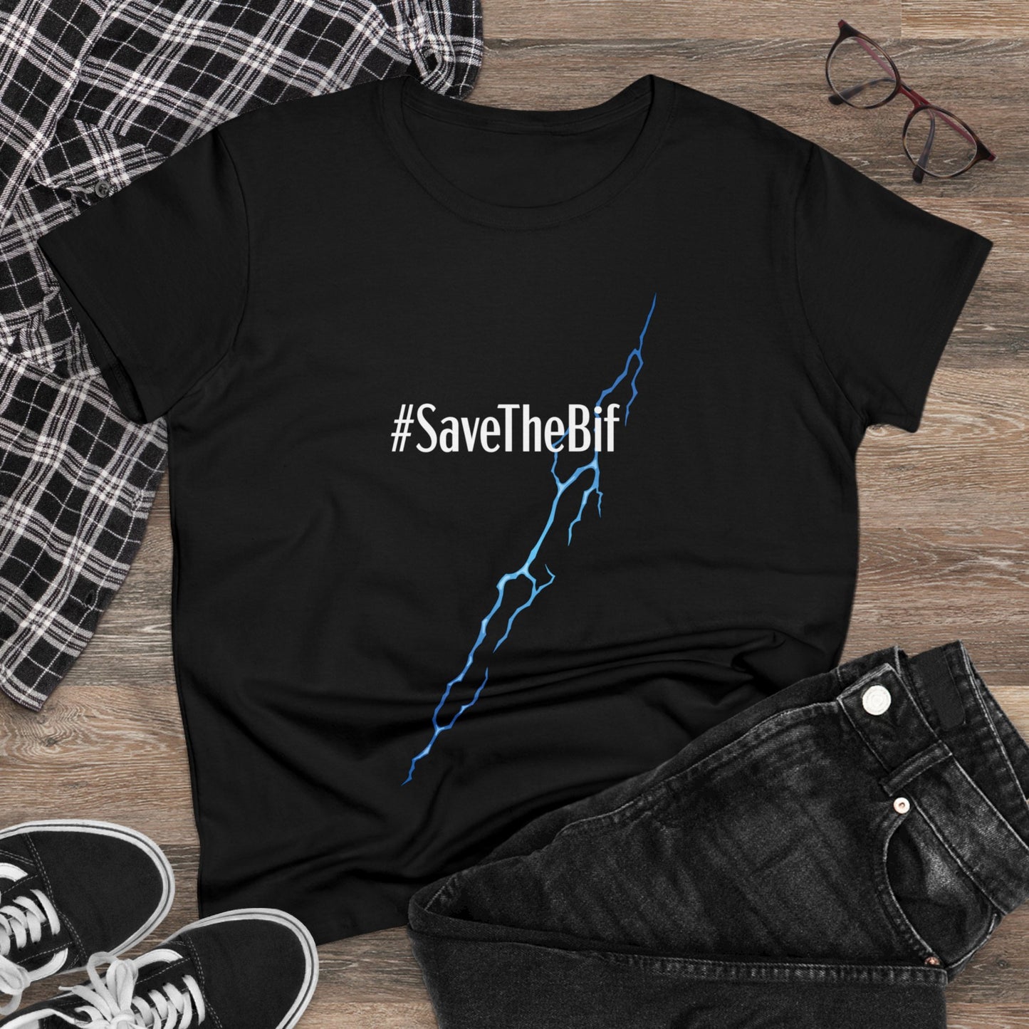 Women's Save The Bif Midweight Cotton Tee