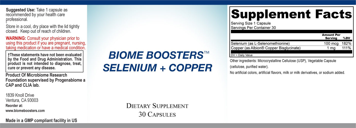 Biome Boosters Selenium + Copper